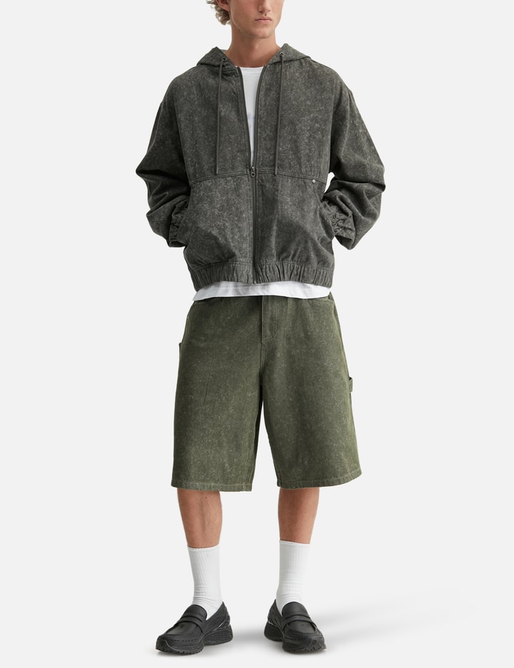 Hooded Denim Jacket view 5