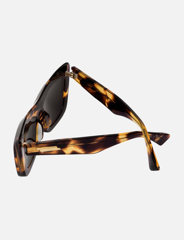 Shop Bottega Veneta Classic Cat Eye Sunglasses In Brown