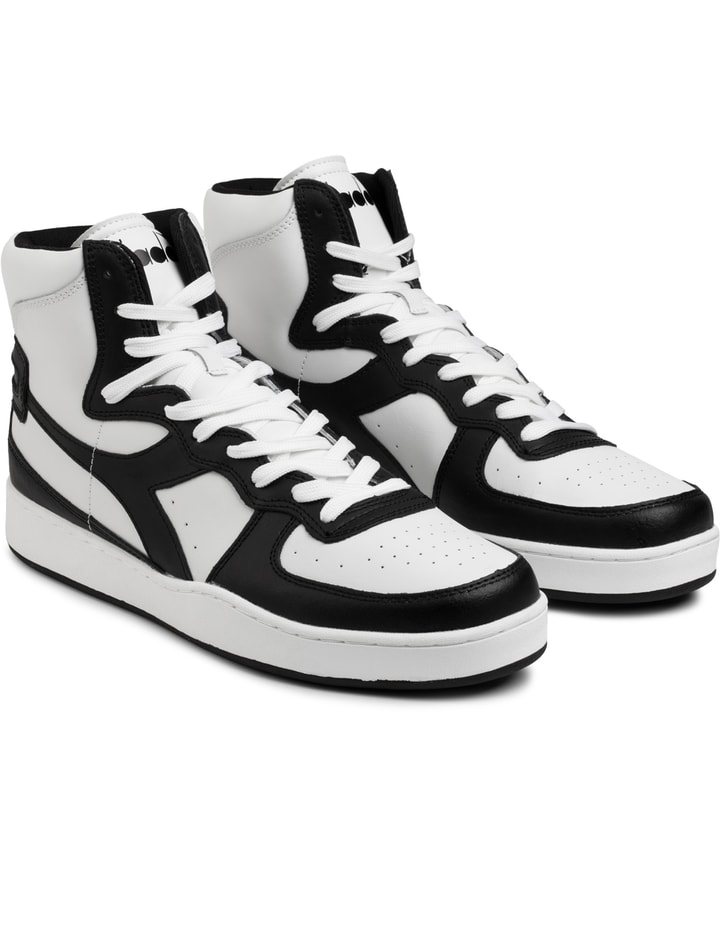 White/Black Mi Basket Sneakers Placeholder Image