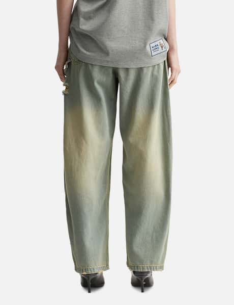 Blue Barrel Leg Jeans view 12