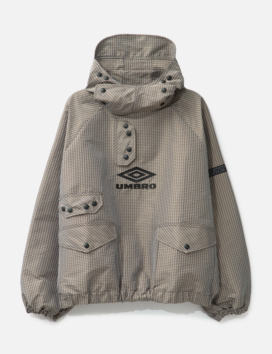 X Slam Jam Smock Check Anorak view 7