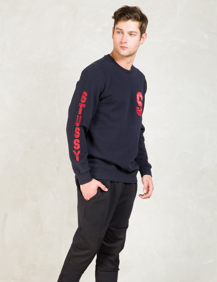 Navy Stussy S App. Crew Placeholder Image