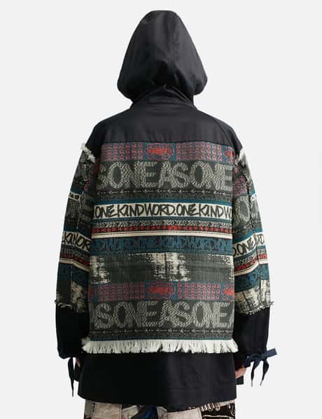 Sacai - エリックヘイズ ジャカード フーデッドブルゾン | HBX