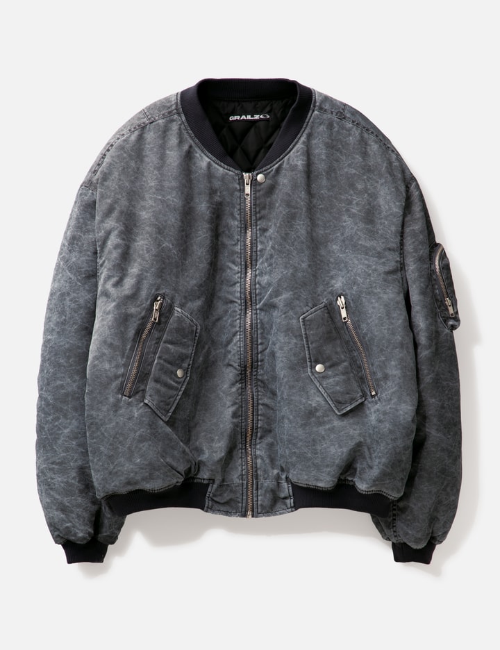 RIPPLE WASHED MA-1 JACKET Placeholder Image