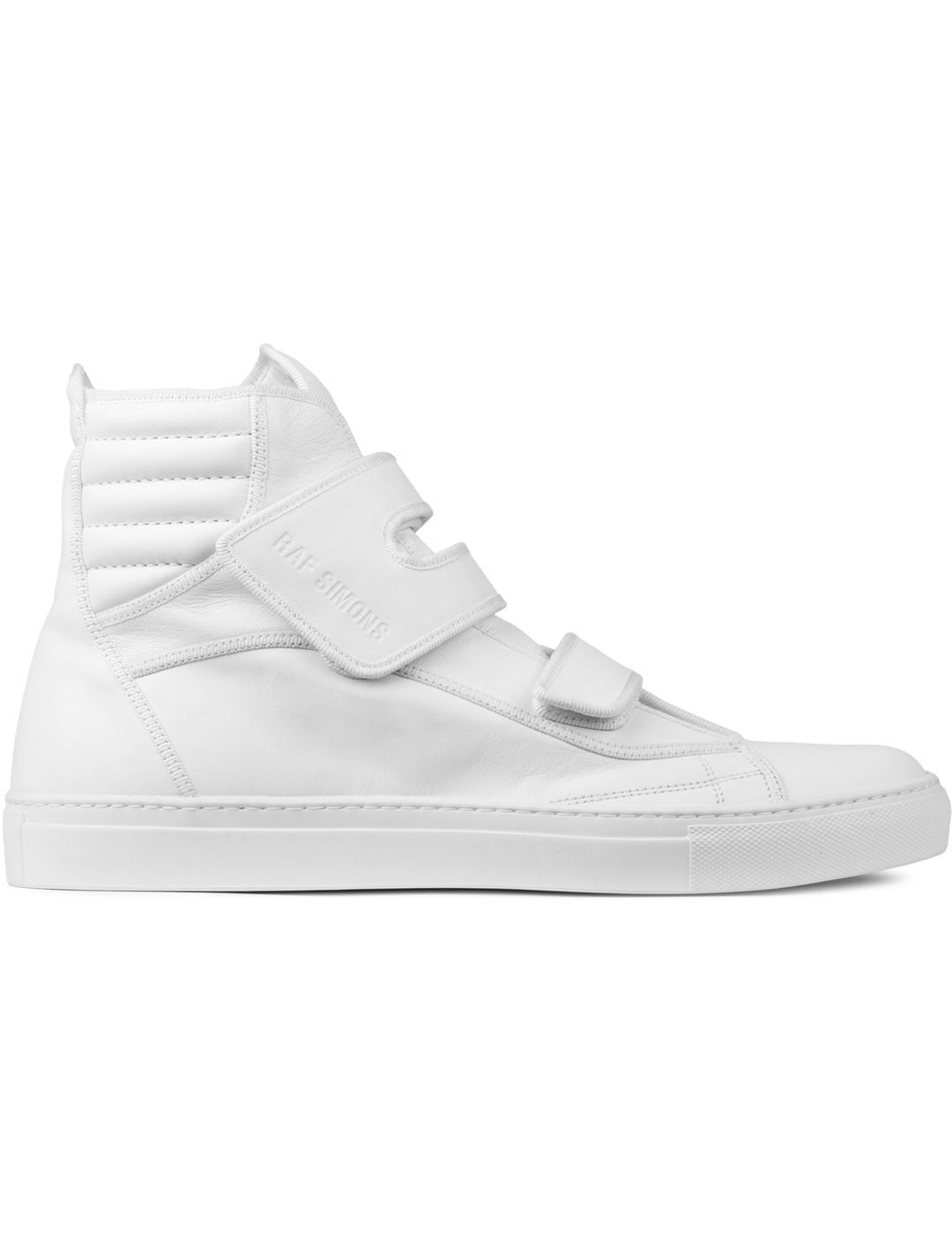 Raf - Ecru Classic Velcro Sneakers | - Globally Curated Fashion Lifestyle by