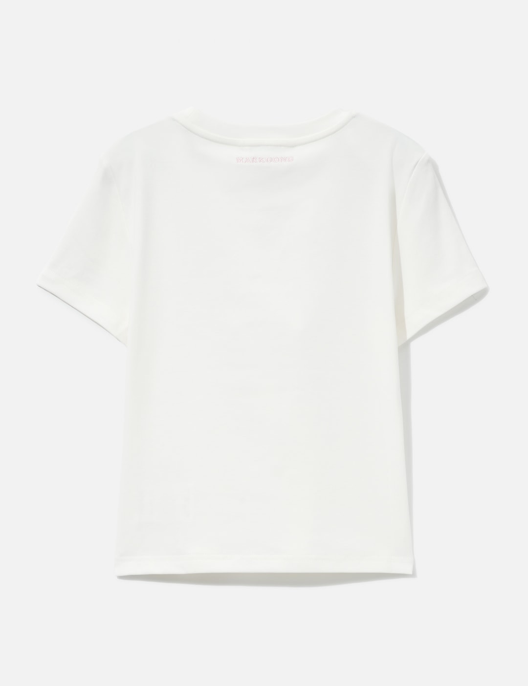 White Squirrel Printed Stretch Short Sleeve Top view 9