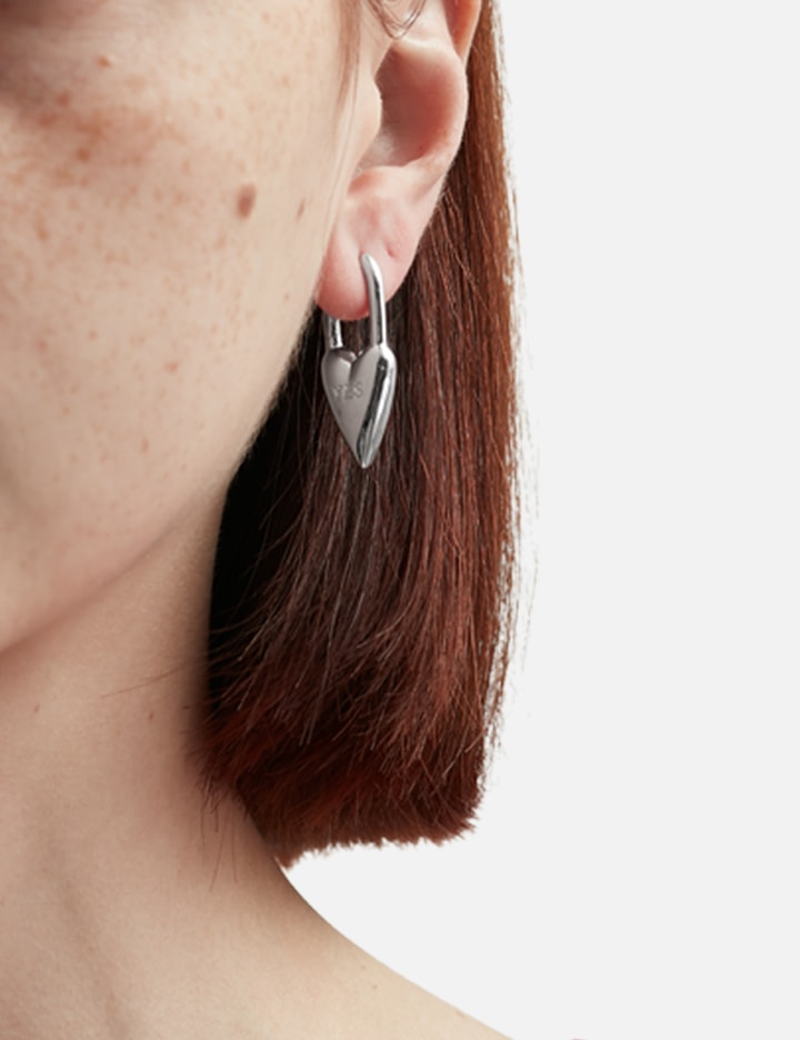 Yes-No Heart Lock Earring Placeholder Image