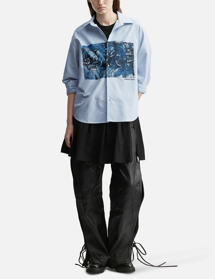 Hypebeast Hypebeast X George Condo Stripe Oxford Shirt