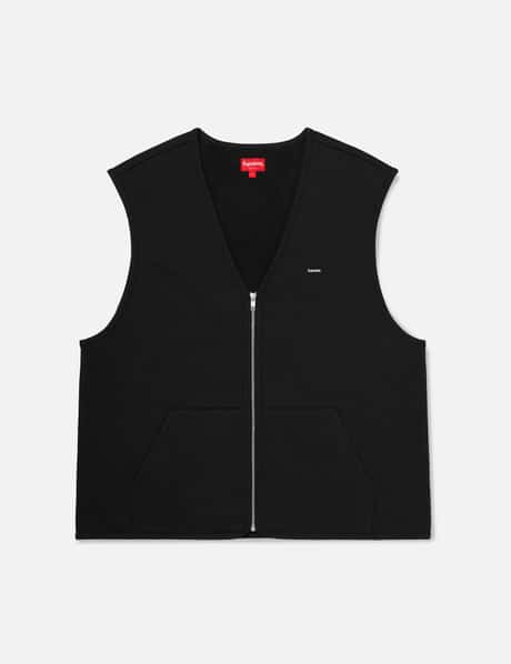 Supreme Supreme Zip Up Sweat Vest in Black