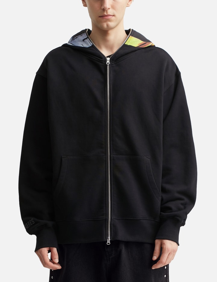 Pleasures Daft Punk Ram Graphic Zipper Hoodie In Black