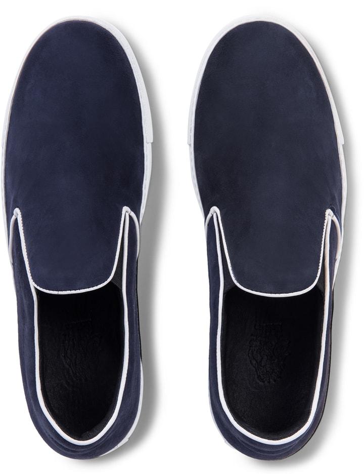Navy Contrast Tipping Loafers Placeholder Image