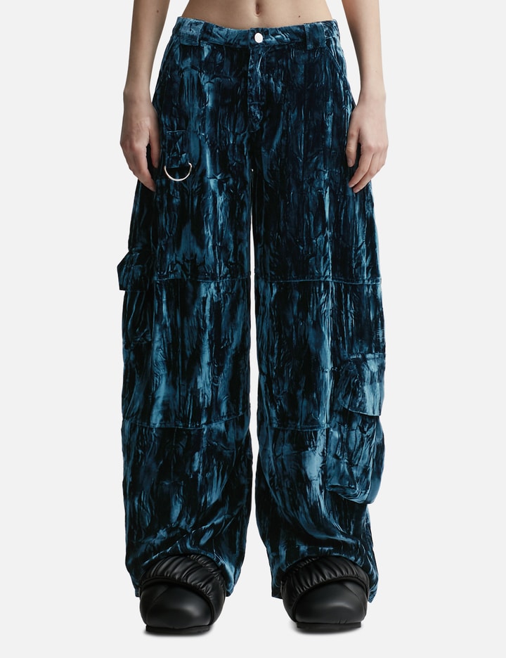Collina Strada Lawn Cargo Pants In Blue