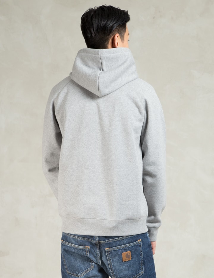Grey Heather Hooded Chase Sweat Placeholder Image