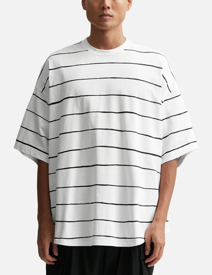 Oversized Striped Short Sleeve T-shirt Placeholder Image