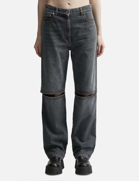 JW Anderson CUT OUT KNEE  BOOTCUT JEANS