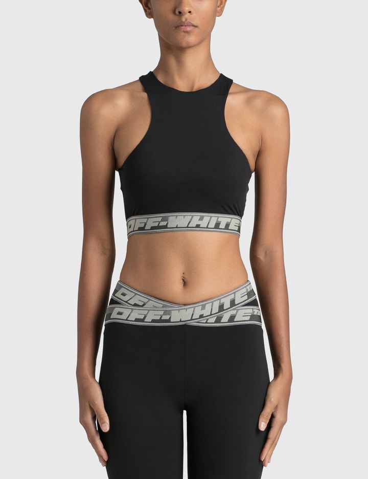 Off-White™ - Logo Band Sports Bra  HBX - Globally Curated Fashion and  Lifestyle by Hypebeast