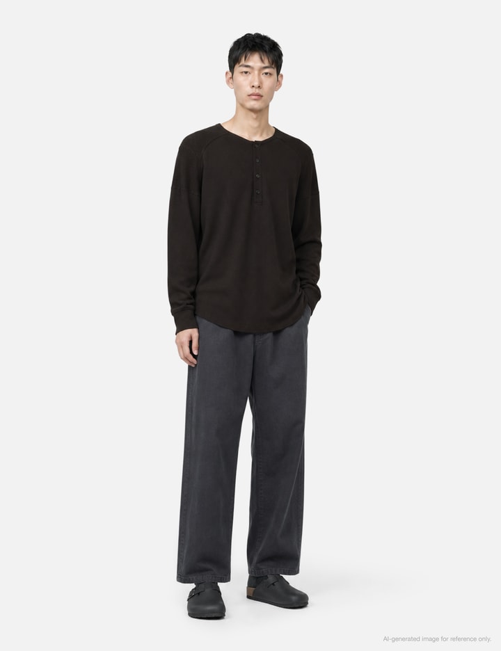 ANCELLM C/CA Henley LS T-Shirt