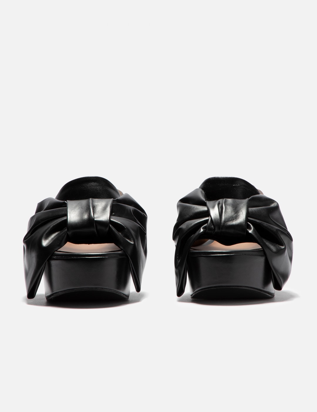 Black Ribbon Platform Sandals view 8