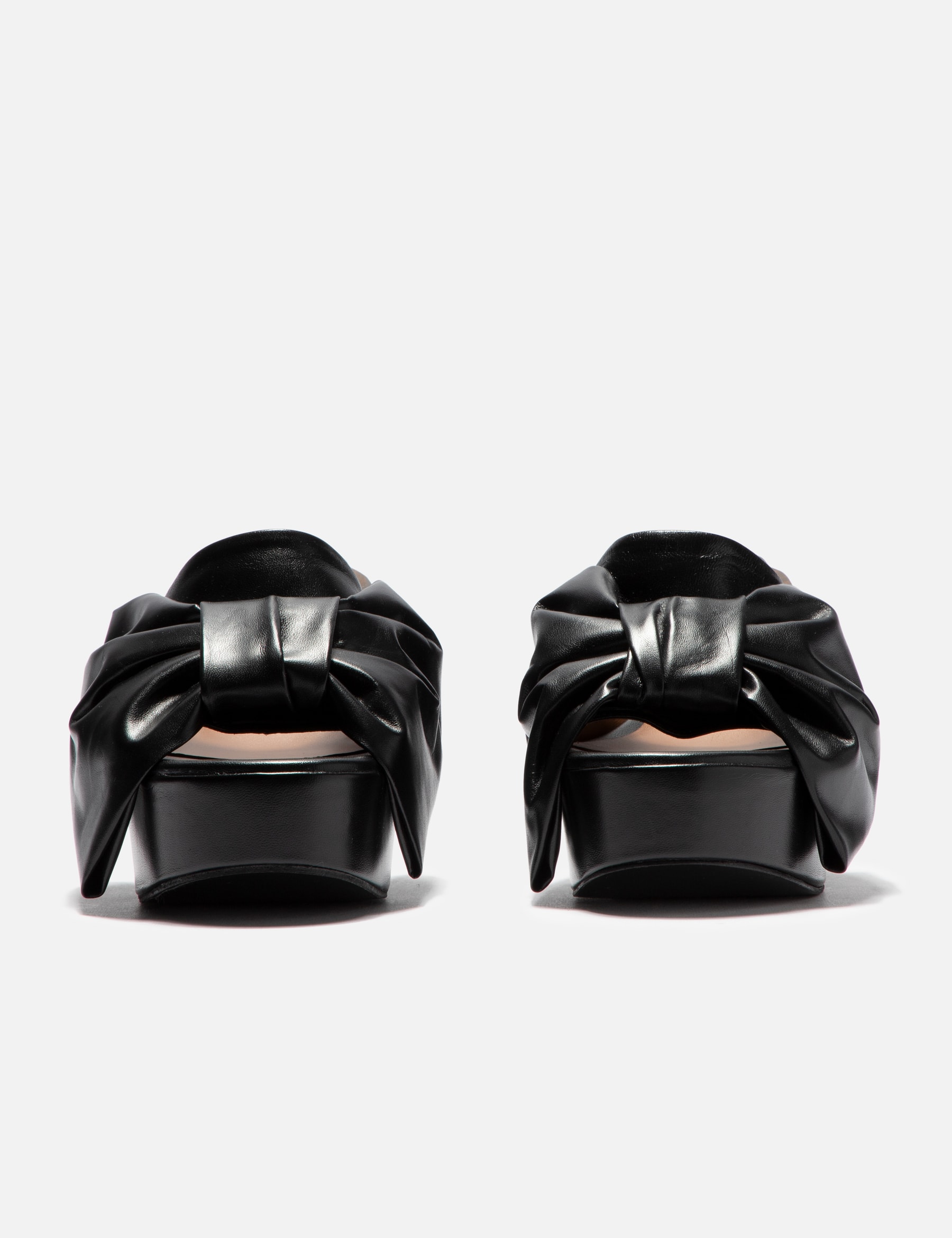 Black Ribbon Platform Sandals view 14