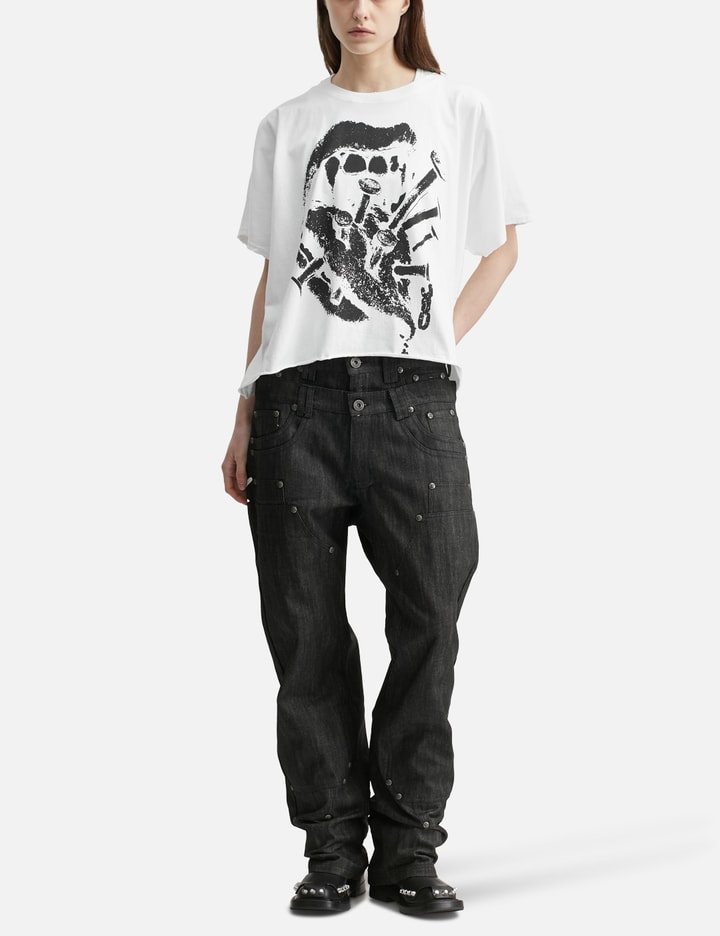 "Noa" Liar T-Shirt In White view 5