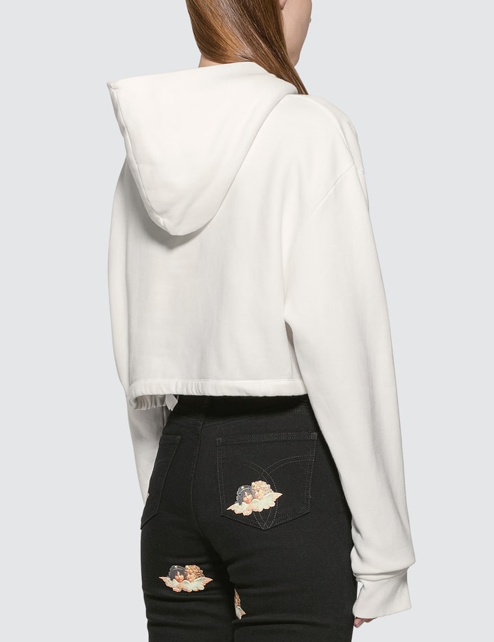 Fiorucci Vintage Angels Crop Hoodie