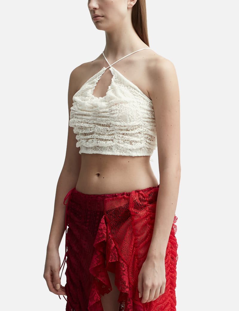 ruched tank top