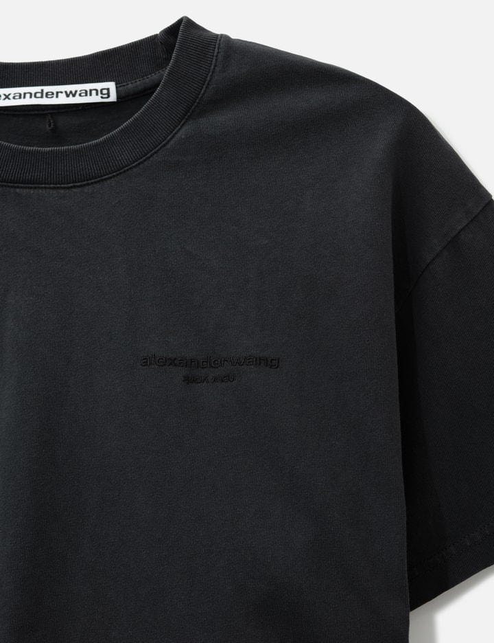 Alexander Wang Faux Fur Trim T-Shirt