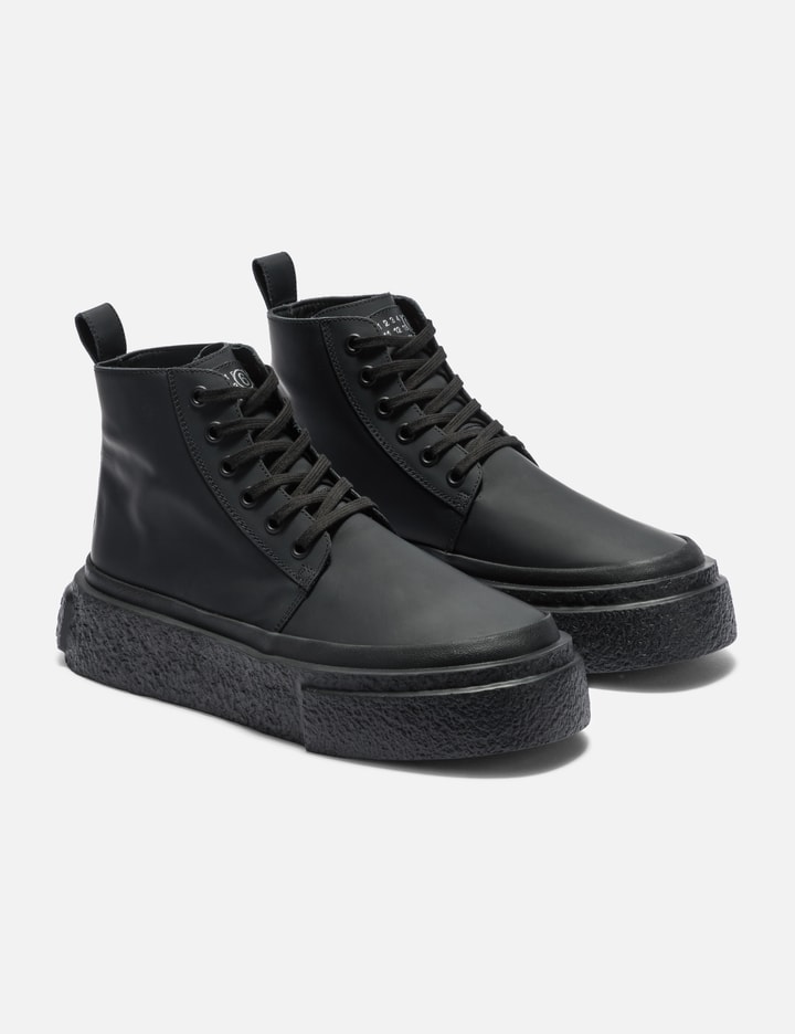 Lace-up Leather Sneakers Placeholder Image