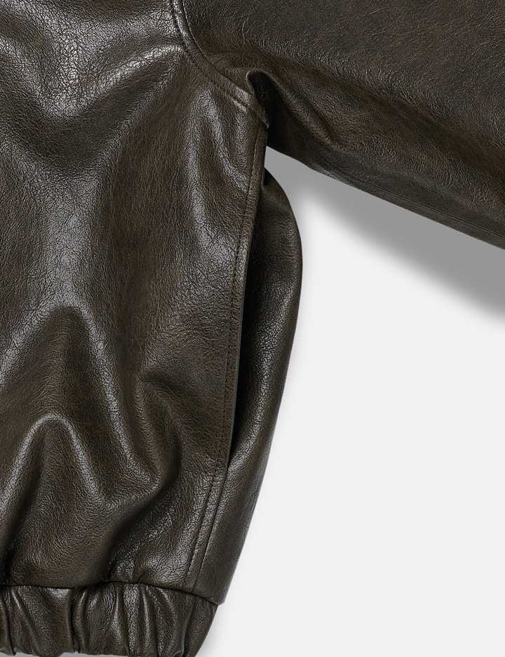 Faux Leather Bomber Jacket Placeholder Image