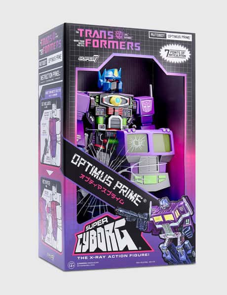 Super 7 Super Cyborg - Optimus Prime (Shattered Glass Purple)
