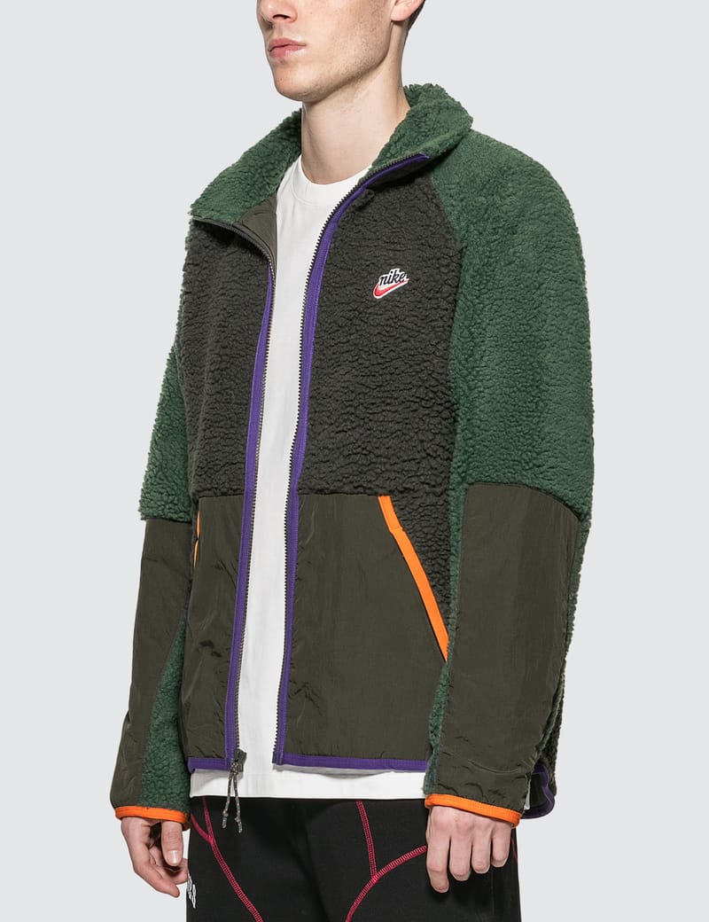 nike color block fleece