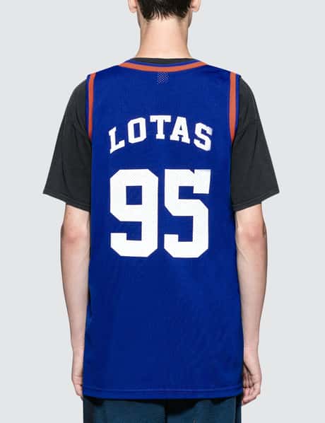 A Bathing Ape x M&N New York Knicks Jersey Shorts - Blue