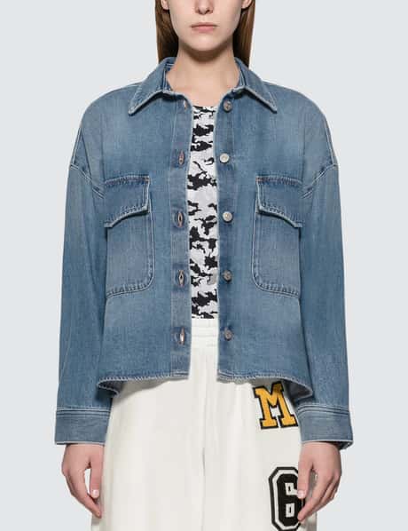 MM6 Maison Margiela - Oversized Denim Jacket | HBX - Globally 