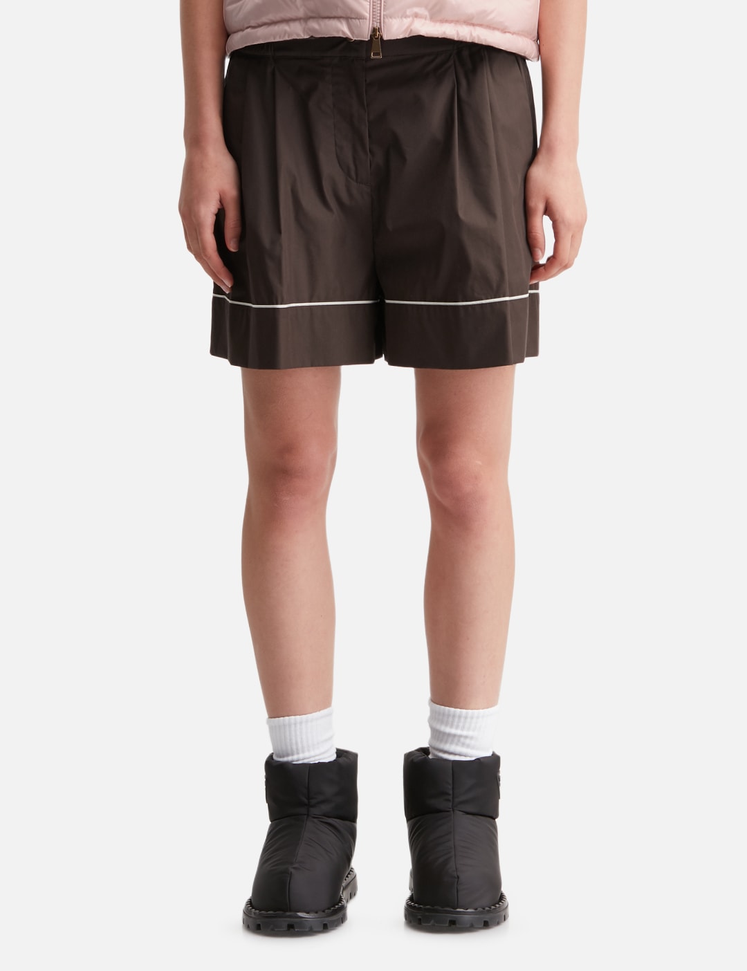 Tailored Cotton Blend Shorts view 11
