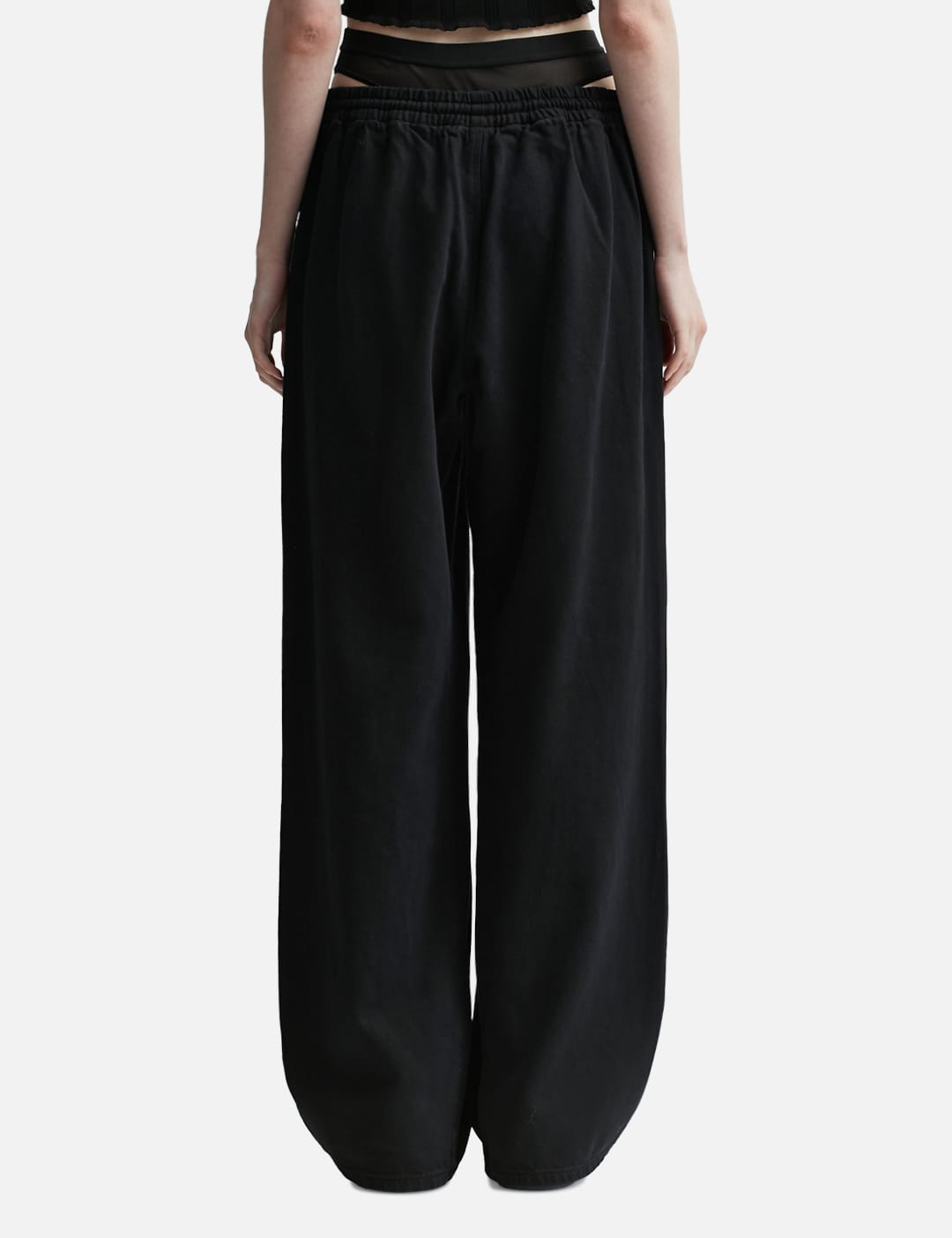 Alexander Wang layered silk shorts - Black
