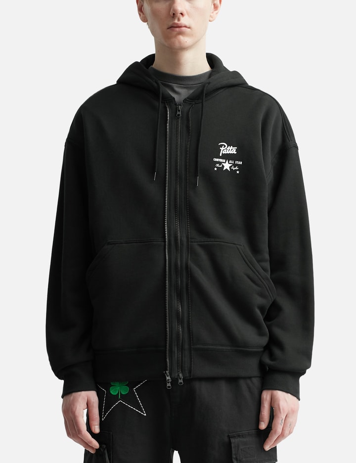 Converse - Converse x Patta Four-Leaf Clover Utility Fleece Hoodie | HBX - Curated Fashion and Lifestyle by Hypebeast
