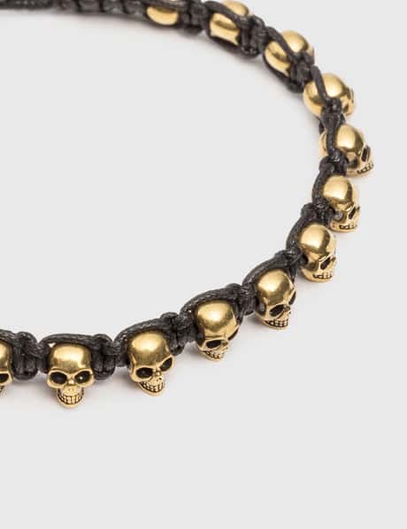 Alexander McQueen Skull Friendship Bracelet HBX Globally