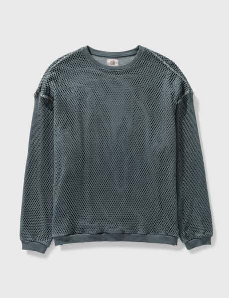 Darenimo Hand Garments Dye Net Sweatshirt