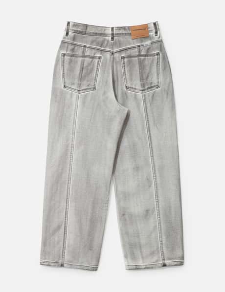 Dirty Washed Wide Denim Pants view 8