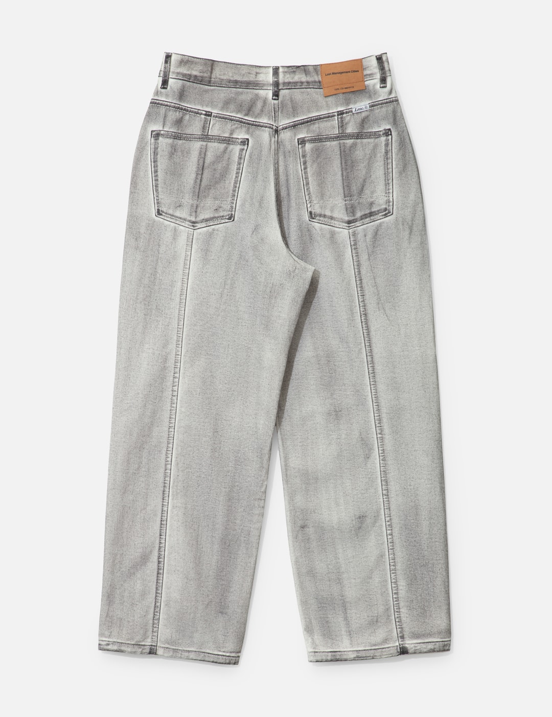 Dirty Washed Wide Denim Pants view 9
