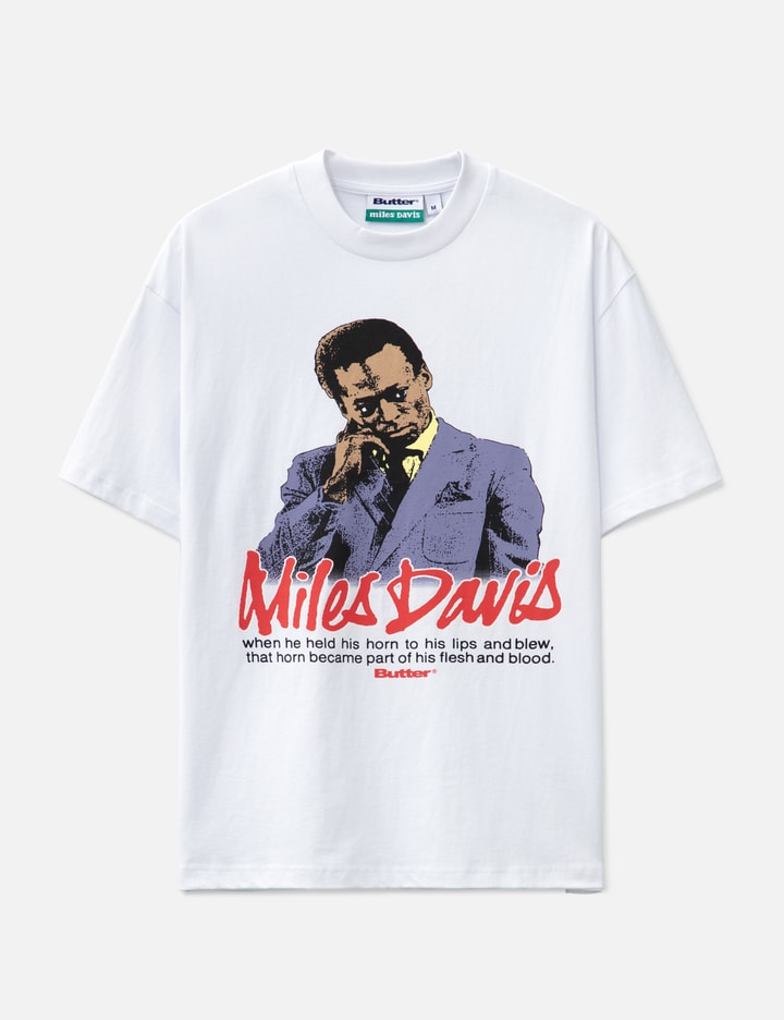 Butter Goods Miles Davis Portrait Cotton Graphic T-shirt