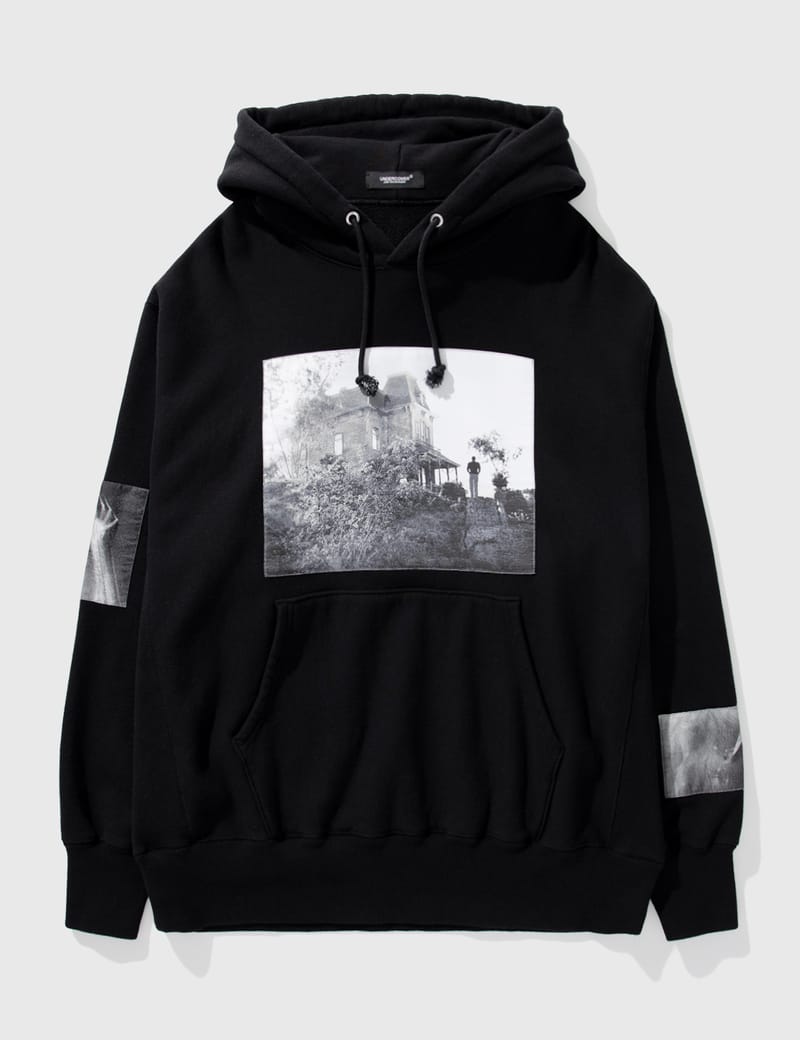 black and white graphic hoodies