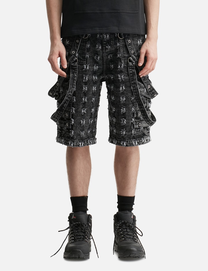 Trashed Denim Shorts Placeholder Image