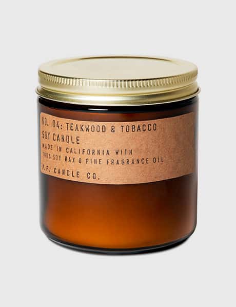 P.F. Candle Co. Teakwood & Tobacco Large Soy Candle