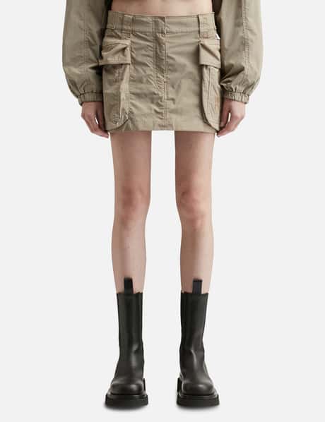 T By Alexander Wang BIG POCKET CARGO MINI SKIRT