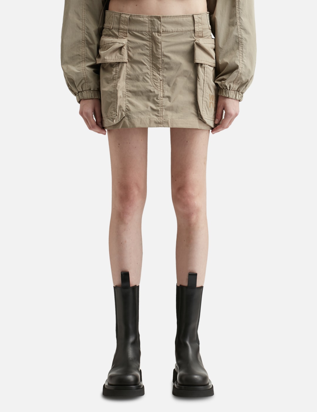 BIG POCKET CARGO MINI SKIRT view 13