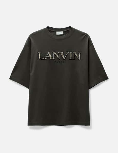 Lanvin 커브 Emb 티셔츠