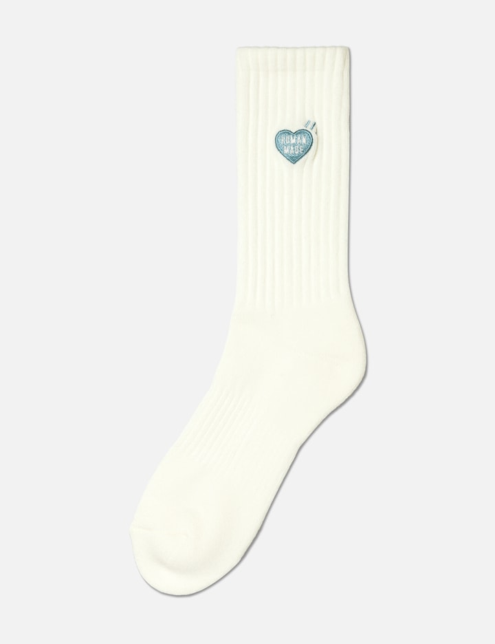 Shop Human Made Pile Socks In White