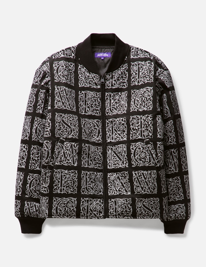 Fucking Awesome Filigree Bomber Jacket In Black