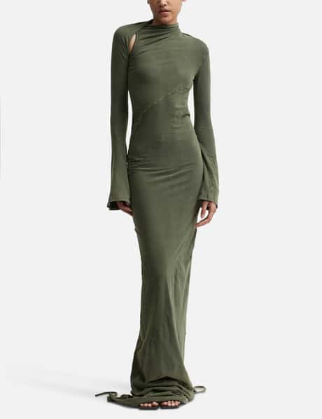 Ottolinger - Twisted Longsleeve Maxi Dress | HBX - Globally 